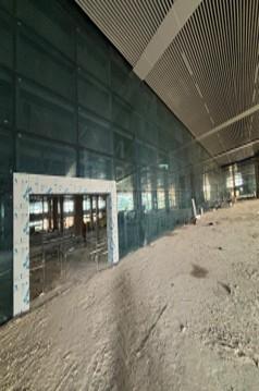 NCC Patna Airport structural glazing — site photo 3